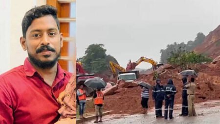 അർജുന്റെ ലോറി എട്ട് മീറ്റർ താഴ്ചയിലുണ്ടെന്ന് സൂചന
