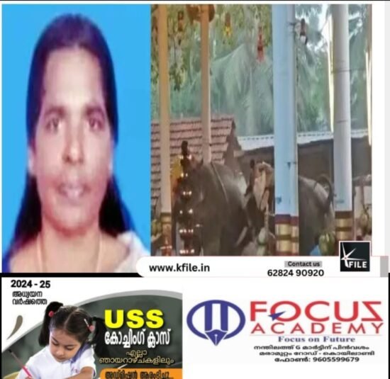 ആന ഇടഞ്ഞ സംഭവം; മരിച്ച ലീലയുടെ ആഭരണങ്ങൾ കാണാനില്ലെന്ന് പരാതി