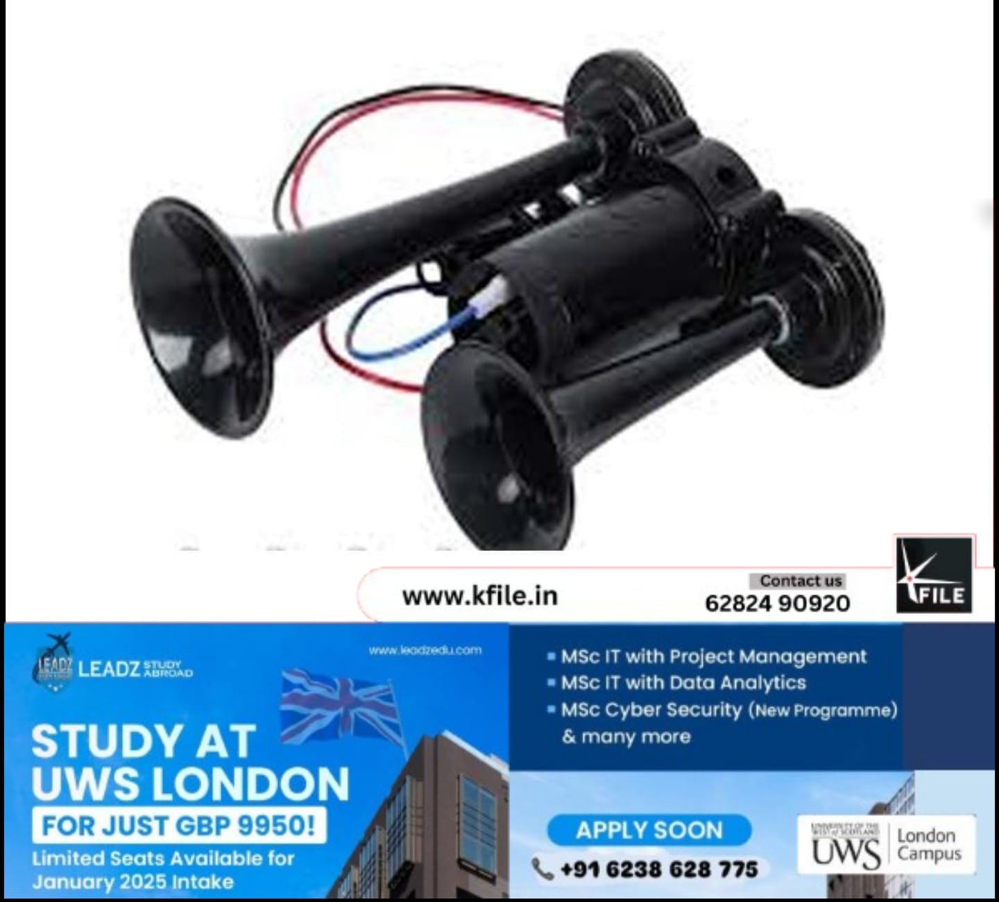 സംസ്ഥാന വ്യാപകമായി നടന്ന പരിശോധനയിൽ പിടിച്ചെടുത്ത എയർഹോണുകൾ നശിപ്പിച്ചു