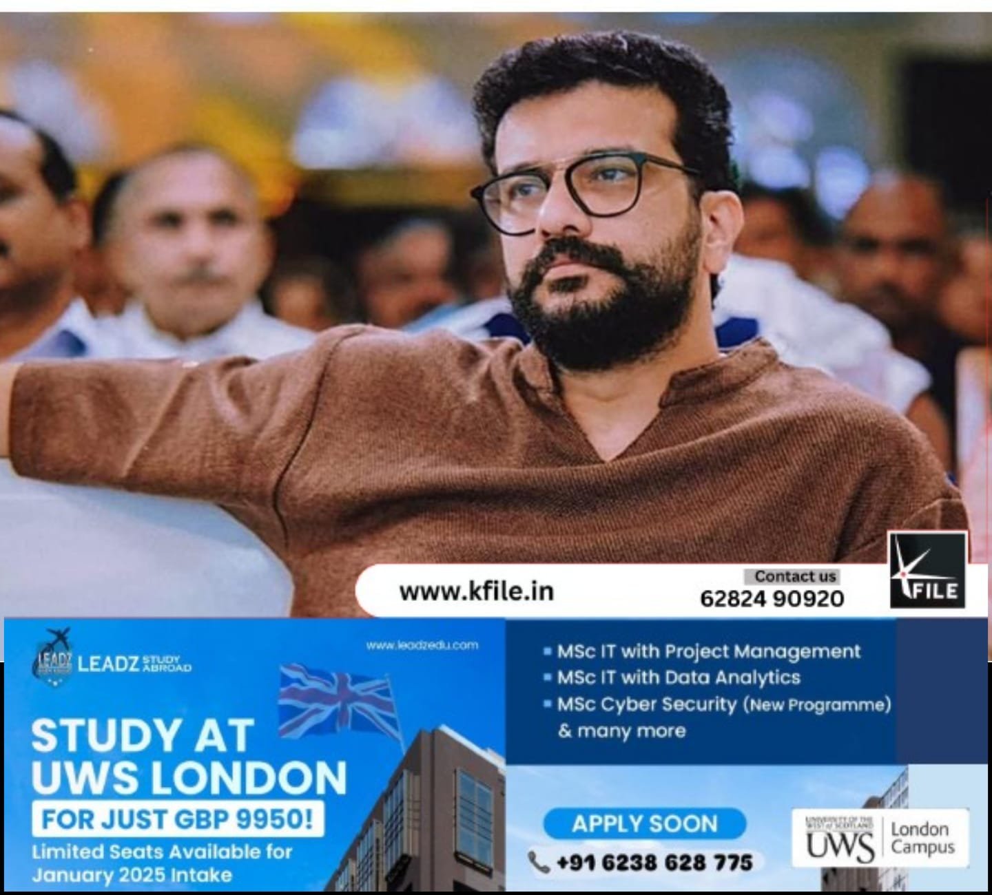 രമേഷ് പിഷാരടി പാലക്കാട് യുഡിഎഫ് സ്ഥാനാർത്ഥിയായി മത്സരിക്കും