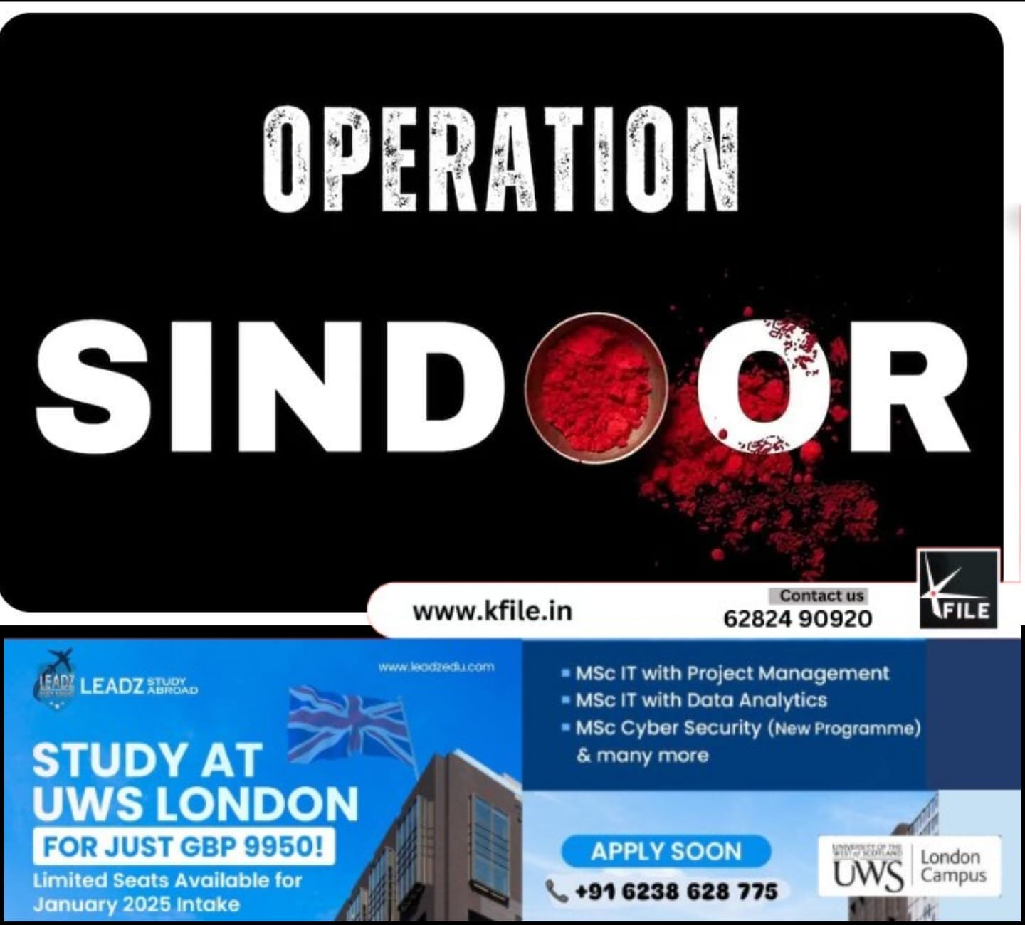 ഓപ്പറേഷൻ സിന്ദൂർ അവസാനിപ്പിച്ചിട്ടില്ലെന്ന് ആവർത്തിച്ച് പ്രതിരോധ മന്ത്രി രാജ്നാഥ് സിംഗ്