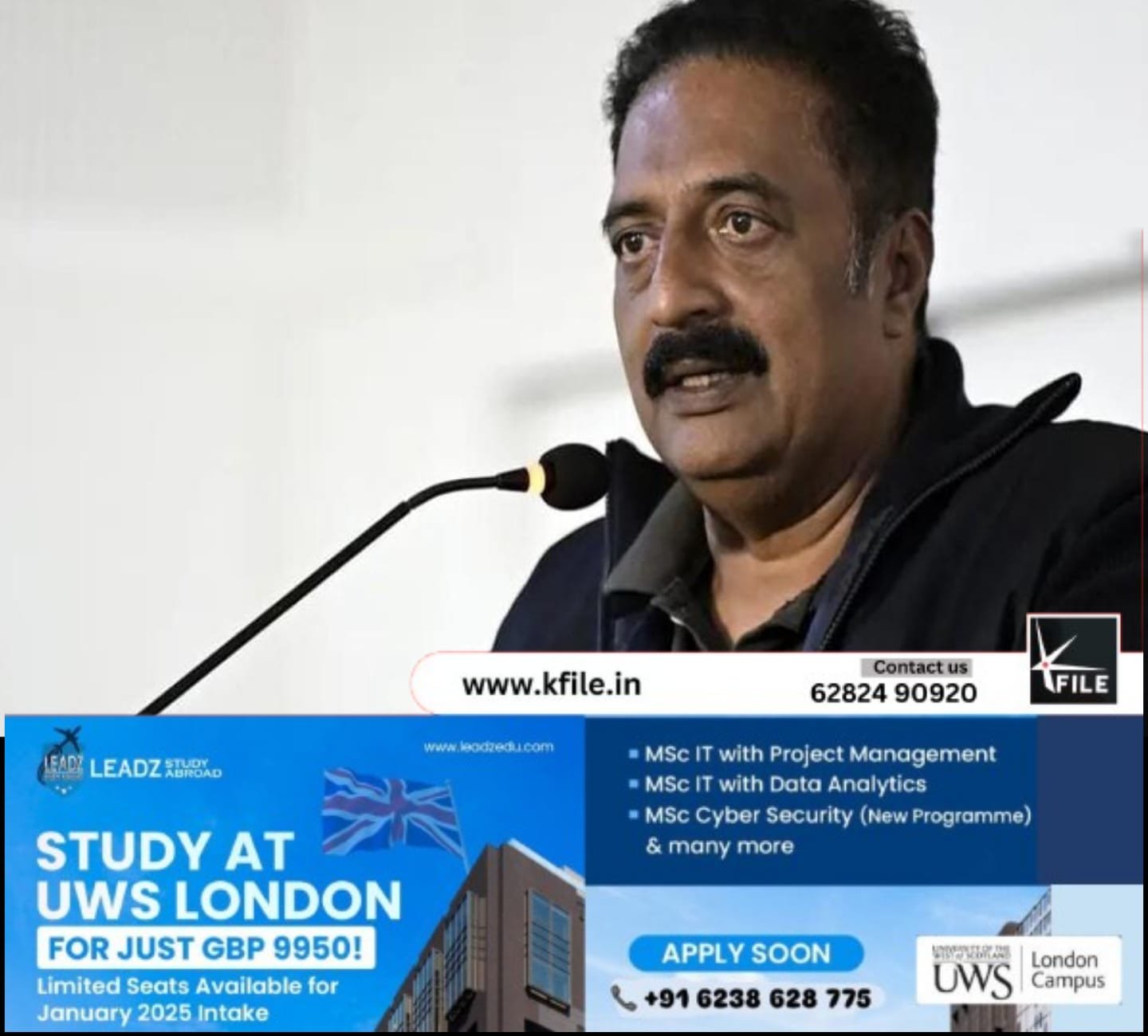 അടുത്ത അഞ്ച് വർഷവും പിണറായി വിജയനെ ആ കസേരയിൽ കാണാൻ ആഗ്രഹിക്കുന്നു- പ്രകാശ് രാജ് അടുത്ത അഞ്ച് വർഷവും പിണറായി വിജയനെ ആ കസേരയിൽ കാണാൻ ആഗ്രഹിക്കുന്നു- പ്രകാശ് രാജ്