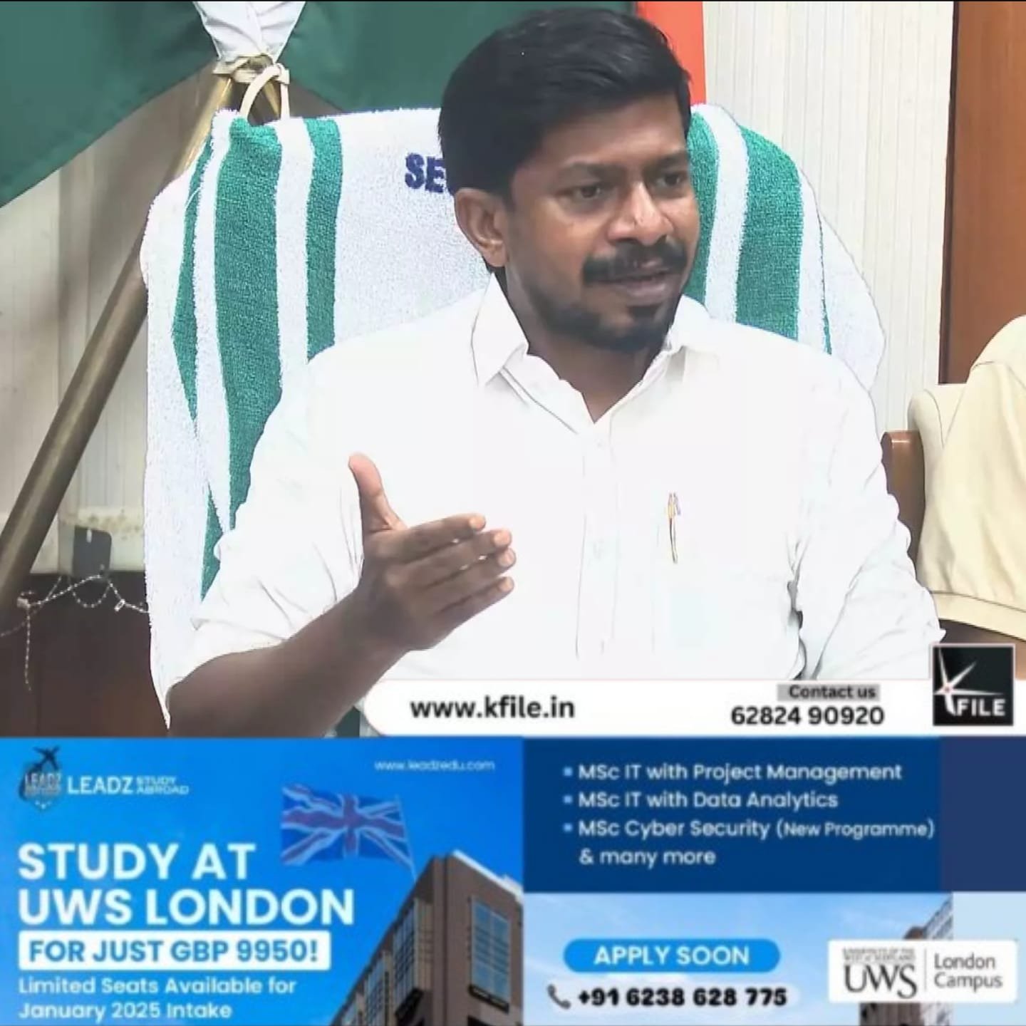 കേരളത്തിൽ ഫിഫ ലോകകപ്പ് സൗജന്യമായി ബിഗ് സ്ക്രീനിൽ പ്രദർശിപ്പിക്കാമെന്ന് കായികമന്ത്രി ഒ.ജെ ജനീഷ്
